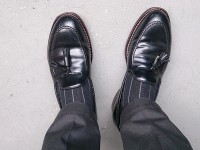 タッセルローファー